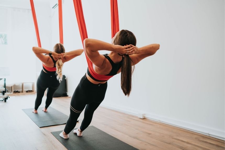 Cloud Nine Aerial pilates class in perth