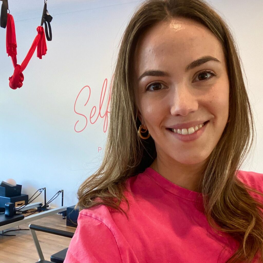 Instructor Caitlin Hannam turned to Pilates after an injury.